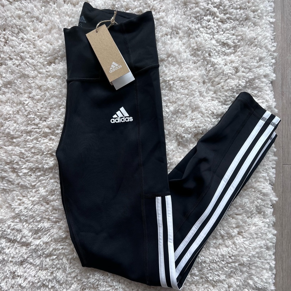 NWT Adidas 7/8 aeroready leggings -size small